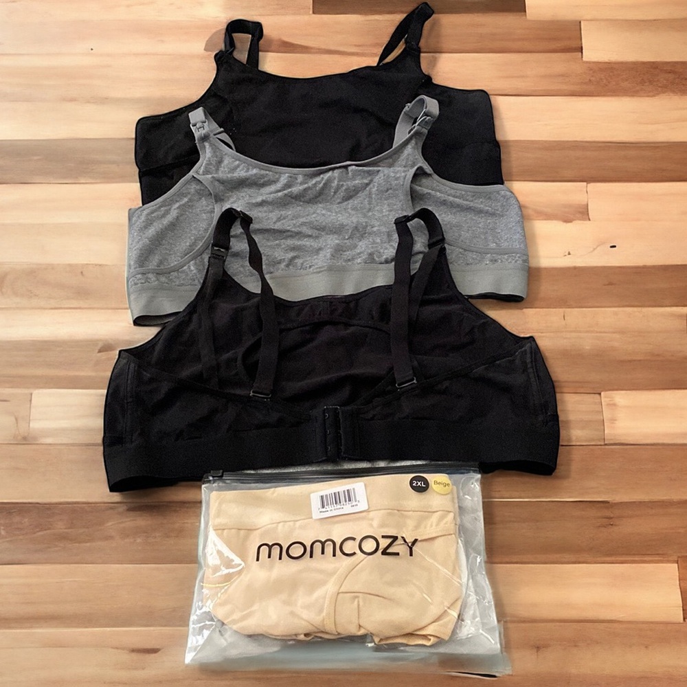 Mom Cozy Pumping & nursing bras (set of 4)